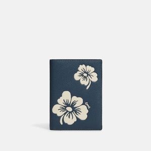 Coach Passport Case With Aloha Floral Print
